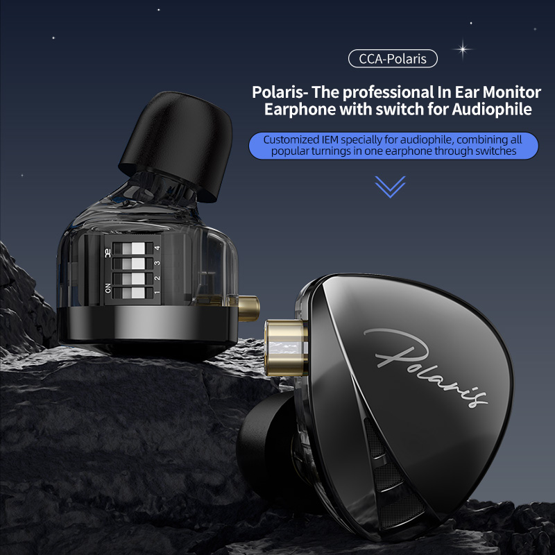Sports Earphone Hook - CCA Polaris Auricolari HIFI Bass Auricolari