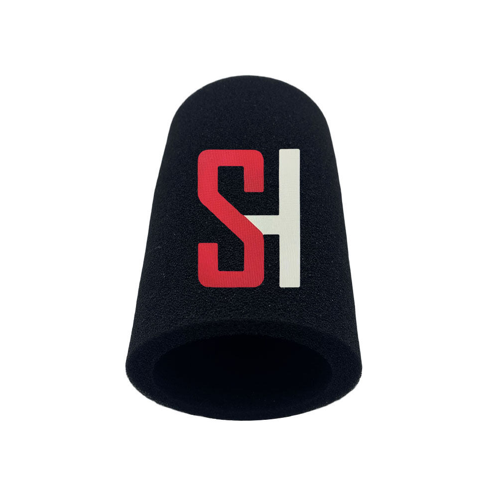 Shure Mic Sm7B - Filtro Pop Dead Cat Logo personalizzato