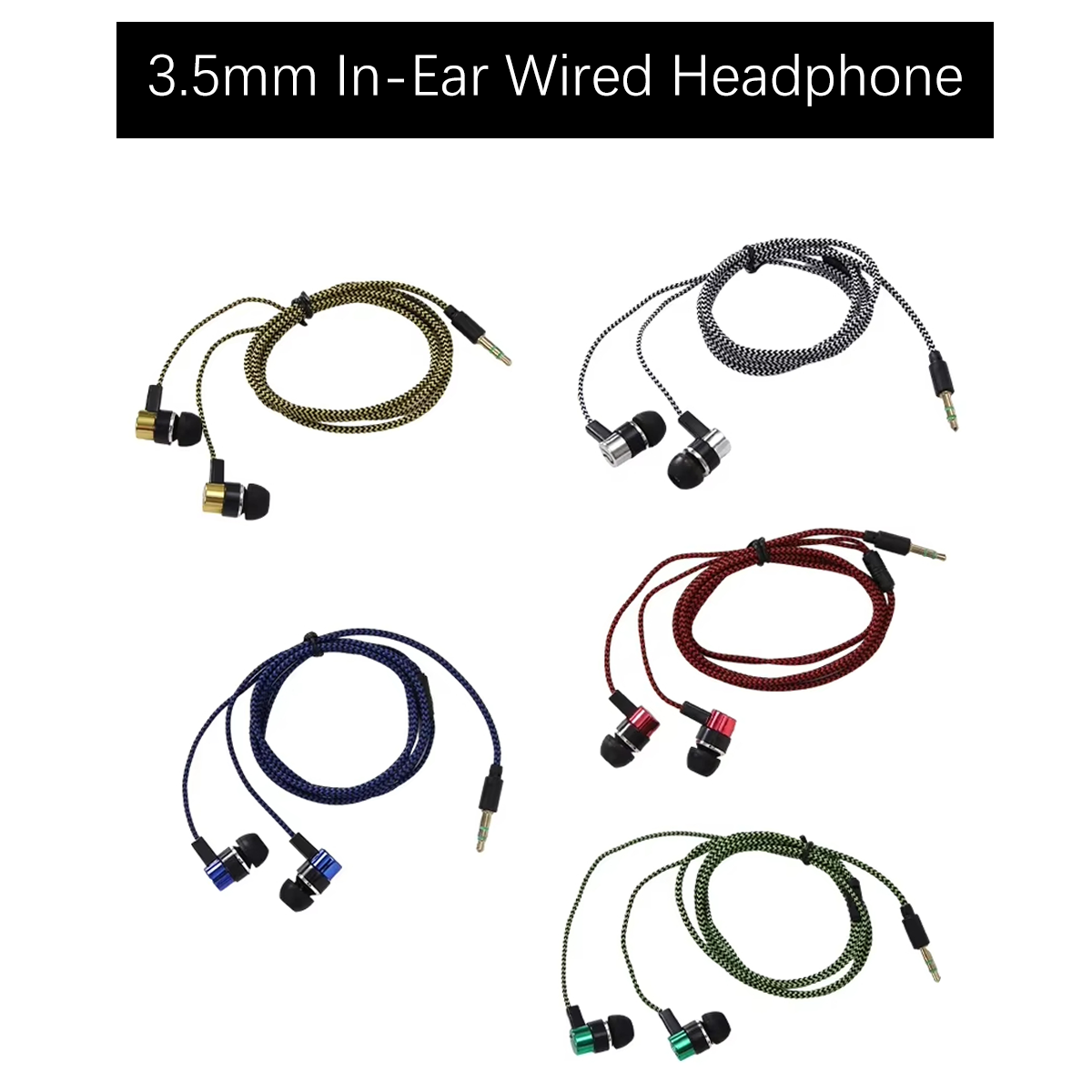Audiophile Headphone Wired - Auricolari In-Ear Cablati Miwayer da 3,5mm