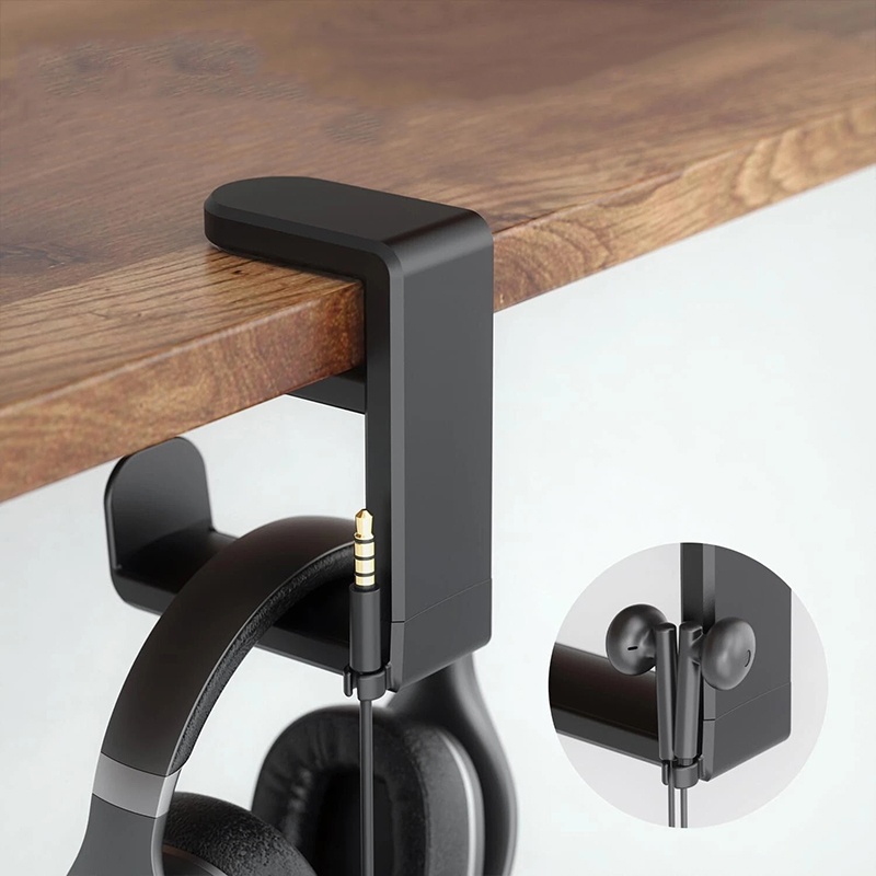 Headphone Stand Desk - Supporto Universale da Tavolo 360 °