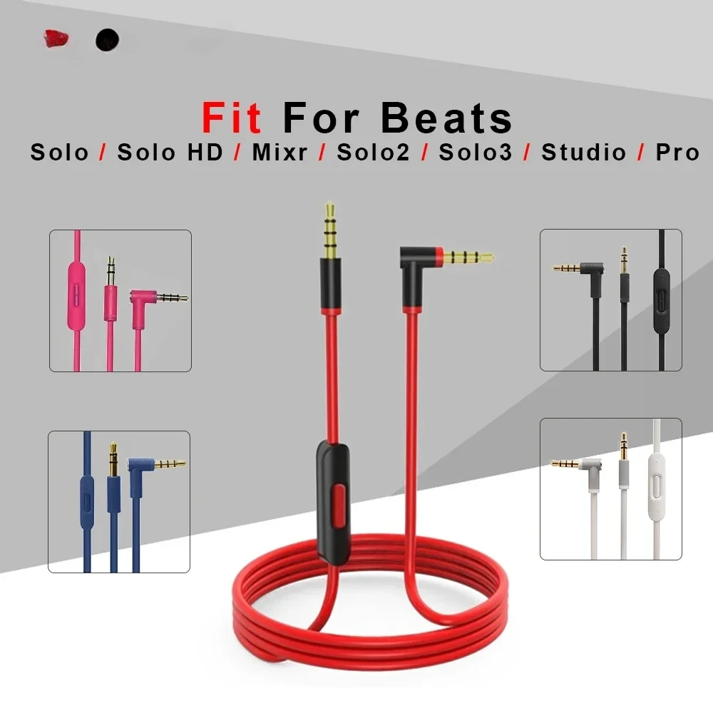 Beats Headphone Studio Pro - Cavo audio di ricambio con microfono