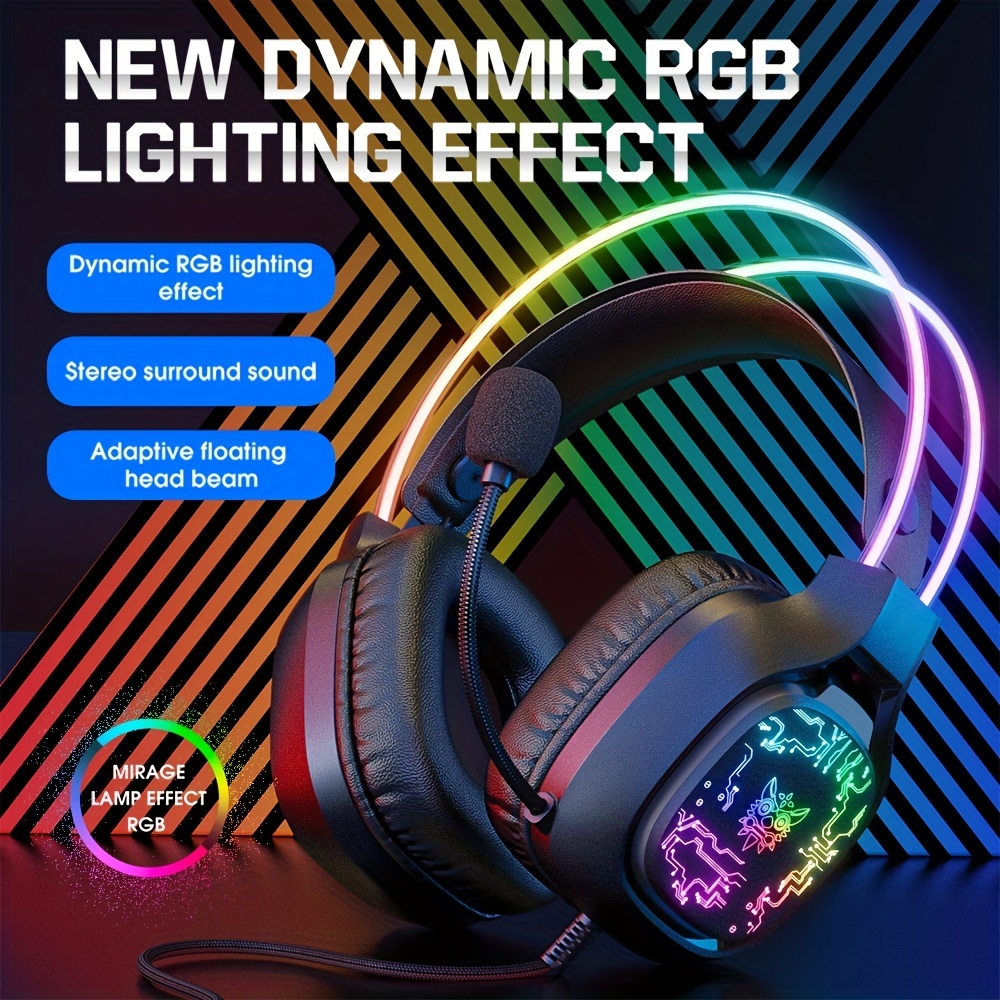 Gaming Headset Rgb - ONIKUMA X22 Cuffie da gioco RGB
