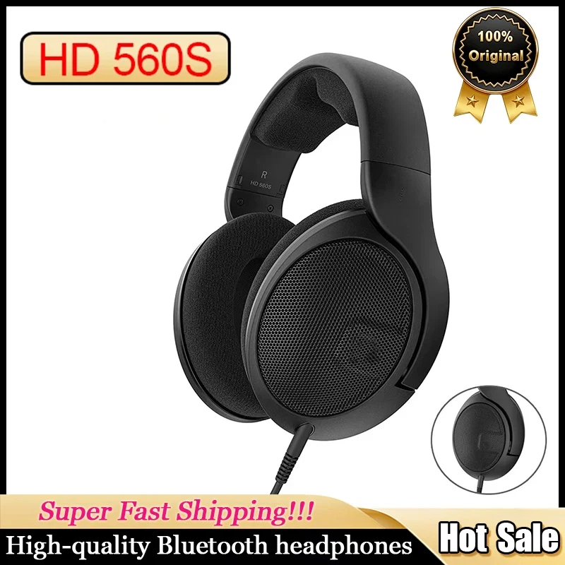 Sennheiser Headphone Hd 560S - Per cuffie originali Sennheiser HD560s Over-The-Ear,