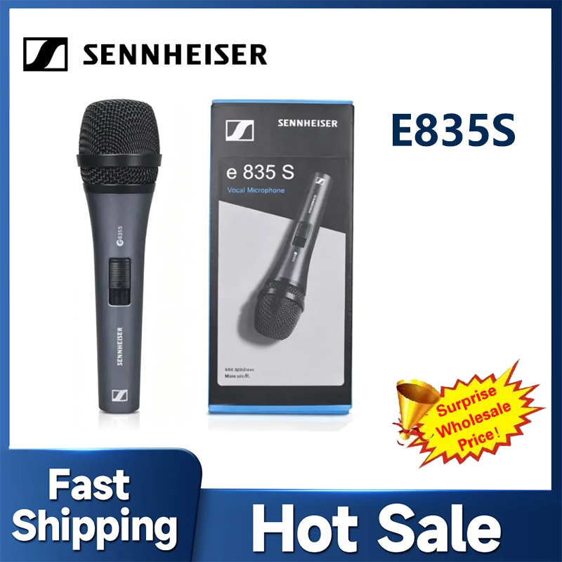 Shure Mic Sm58 - Microfono Dinamico Cardioide Sennheiser E835S, Microfono