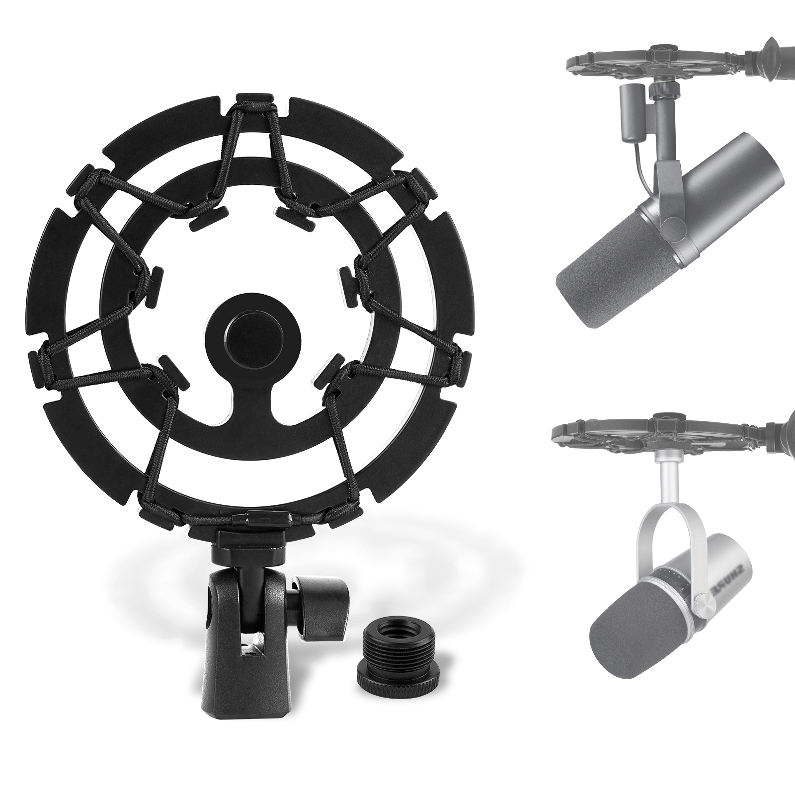 Shure Mic Mv7 - Supporto Antivibrazioni per Microfono Geekria per