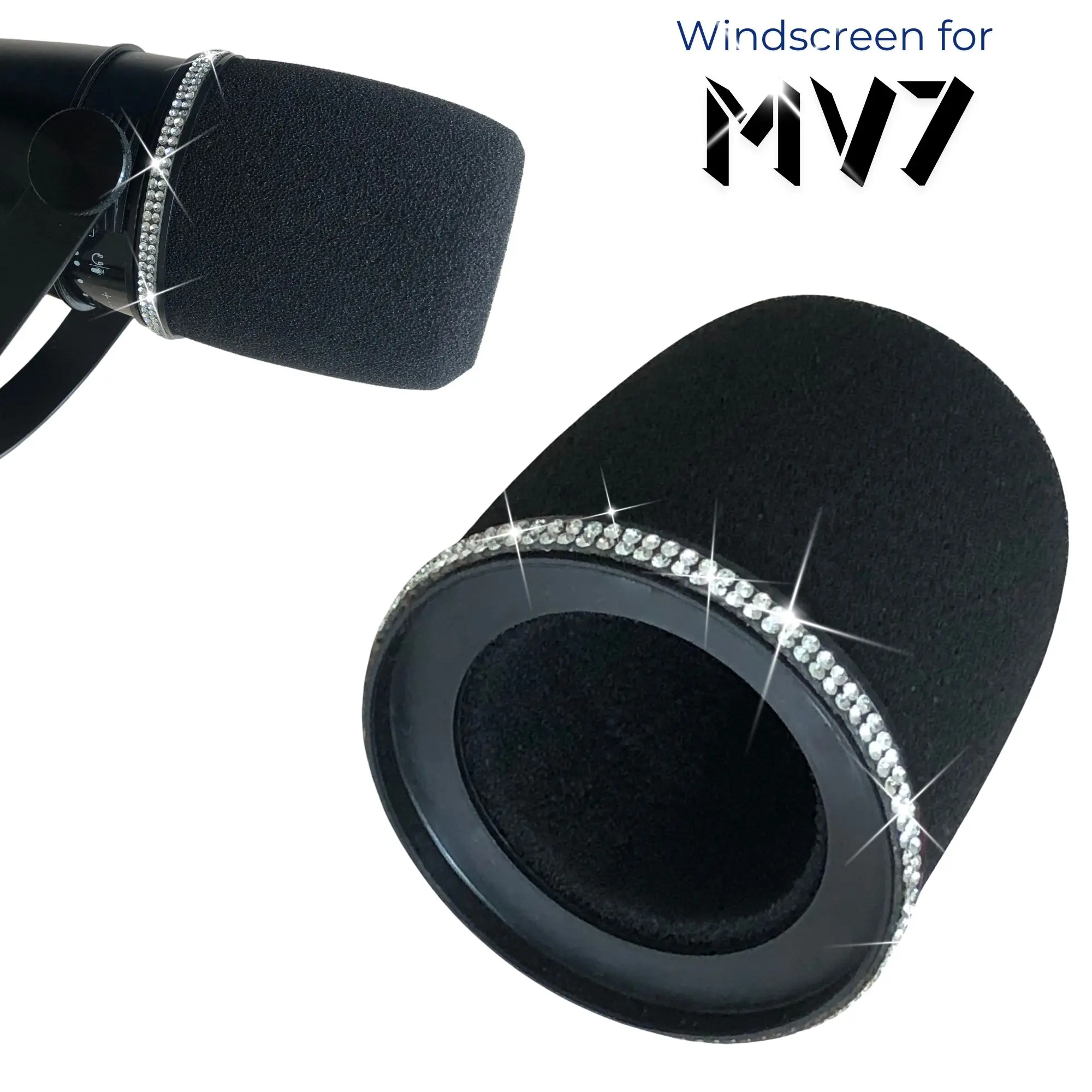 Shure Mic Mv7 - Filtro pop in schiuma scintillante MV7