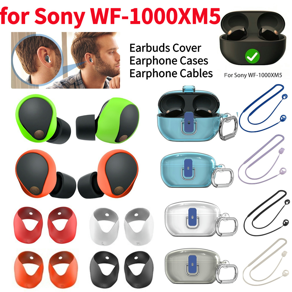 Sony Headphone Wf-1000Xm5 - 5 paia di auricolari in Silicone