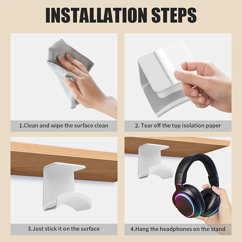 Supporto Universale Adesivo pe - Headphone Stand Desk recensione e prezzo