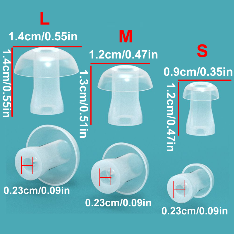 100 Pezzi Cuscinetti Auricolar - Silicone Ear Tip Replacement recensione e prezzo