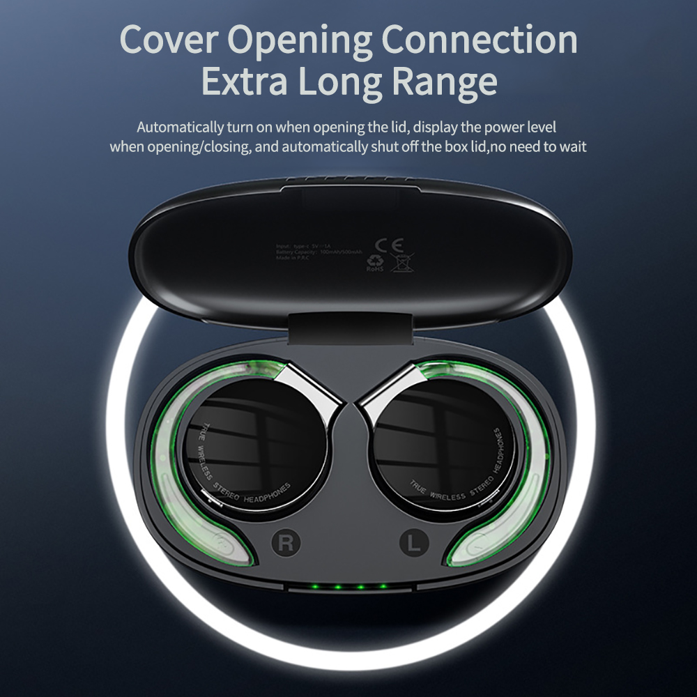 Auricolari F2 TWS con microfon - Sports Earphone Hook recensione e prezzo