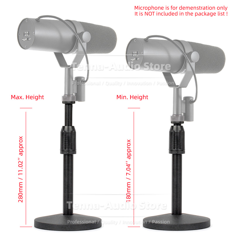 Supporto per rack per microfon - Shure Mic Sm7B recensione e prezzo