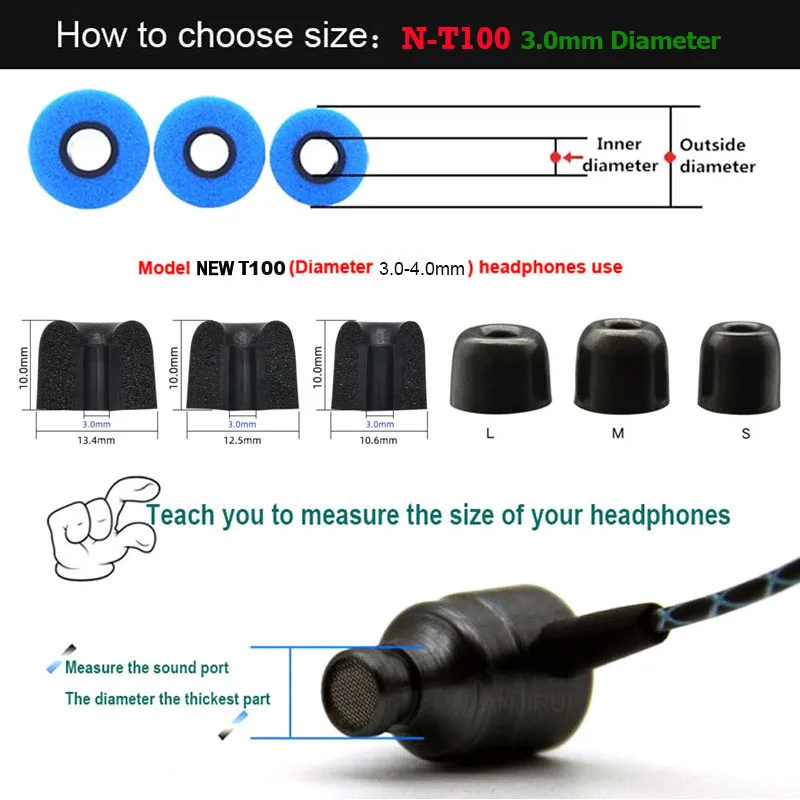 20 paia di cuscinetti auricola - Earphone Foam Tip recensione e prezzo