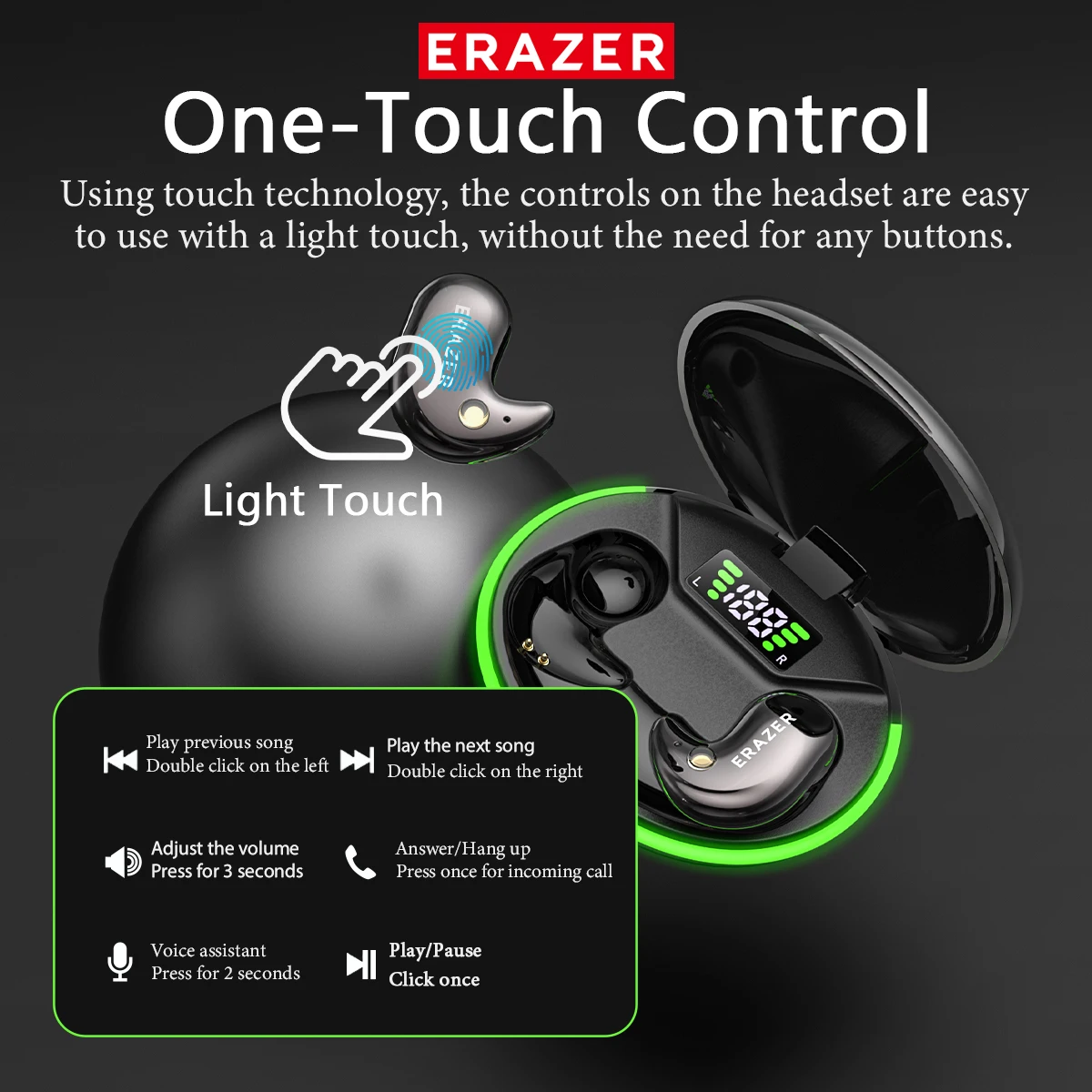 Cuffie Bluetooth In-Ear EARZER - Wireless Earbuds Tws recensione e prezzo