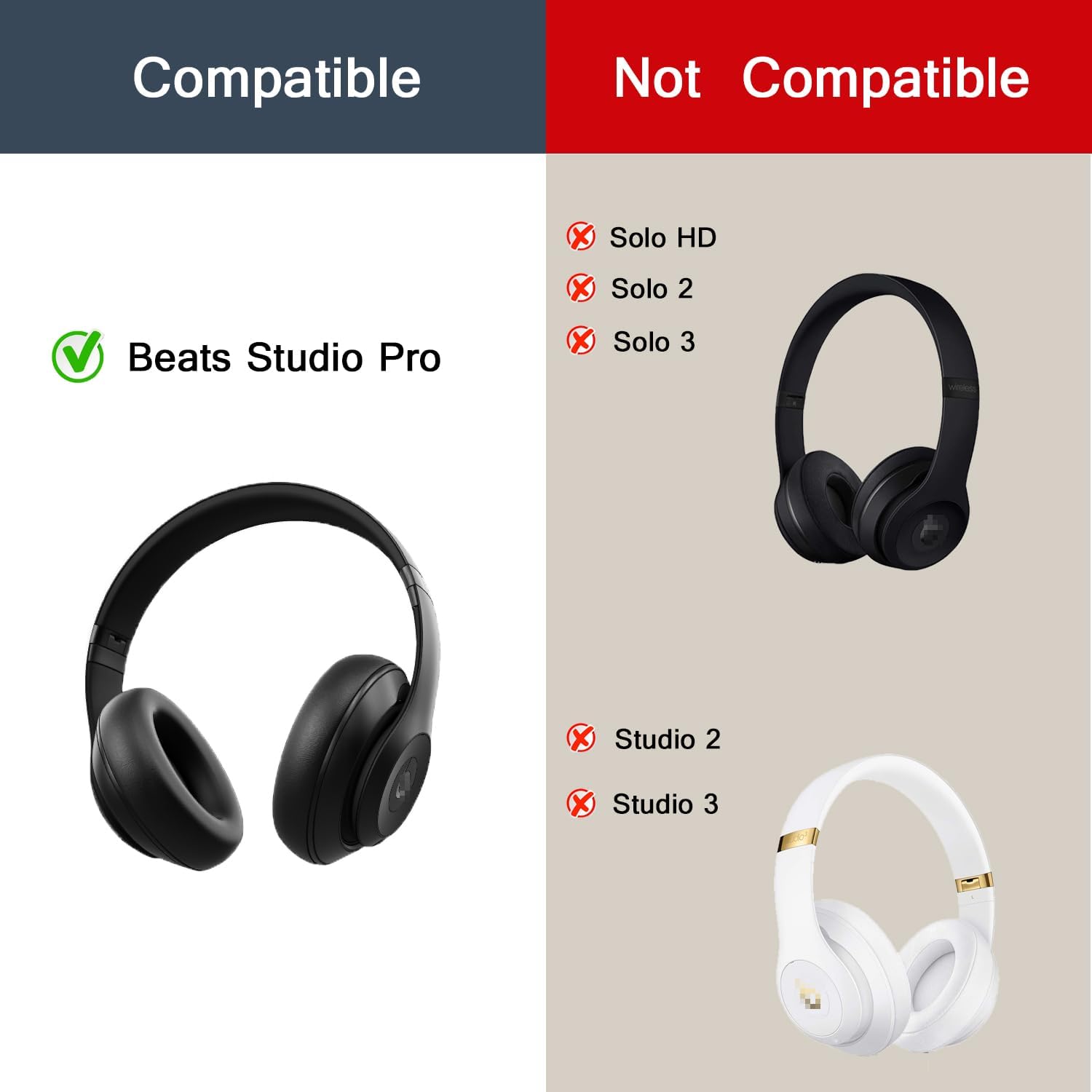 Cuscinetti auricolari di ricam - Beats Headphone Studio Pro recensione e prezzo