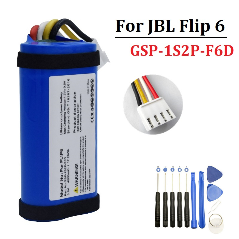Batteria da 4800 mAh per JBL F - Jbl Speaker Flip 6 recensione e prezzo